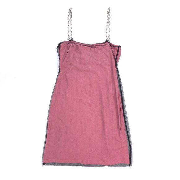 DOLLS KILL Ragged Priest Chain Strap Babydoll Slip Dress Whimsigoth 90s Coquette - Picture 5 of 7